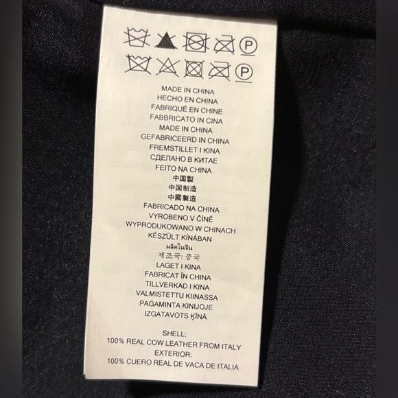 Navy Suede Leather Jacket by Micheal Kors Sz S/M NWOT - Picture 4 of 6